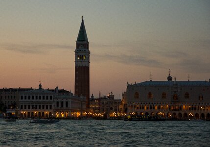 Italy doge's palace campanile photo