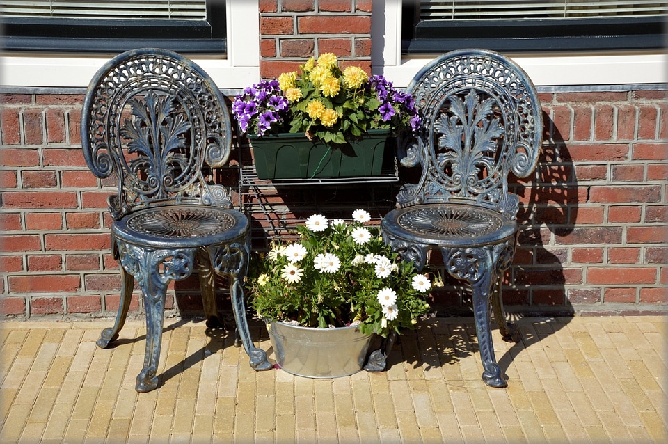 Outside furniture outdoors