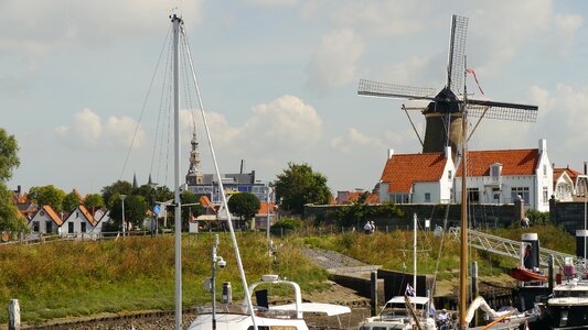 Marina veere wind mill