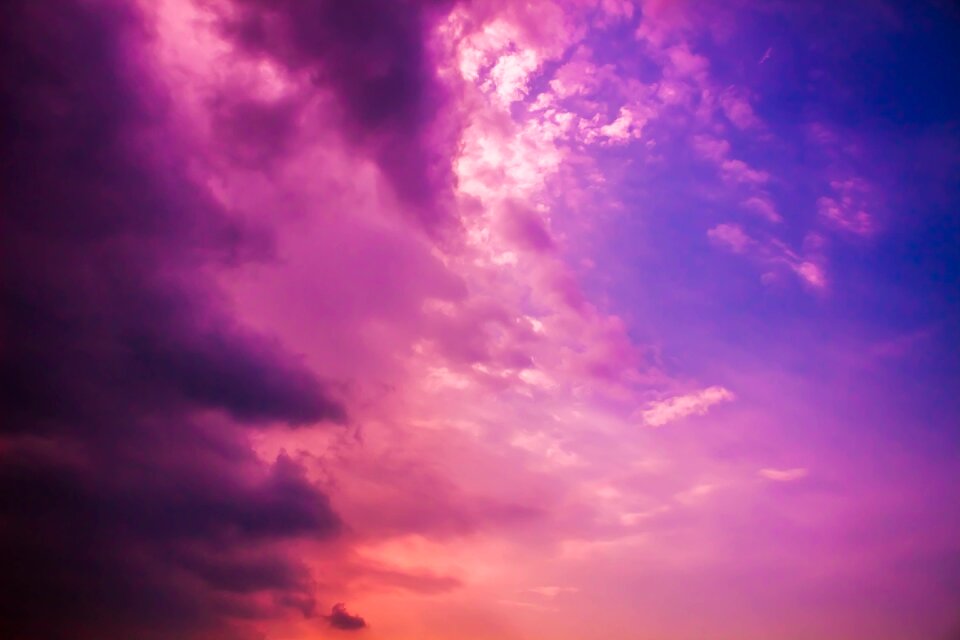 Cloud the sky twilight
