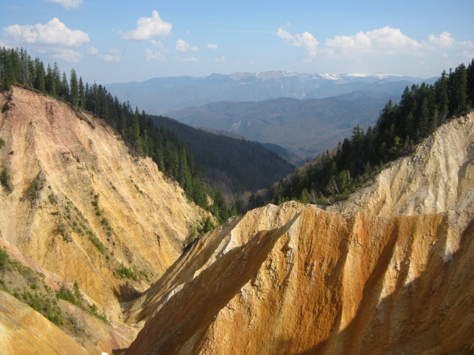 Romania forest stone