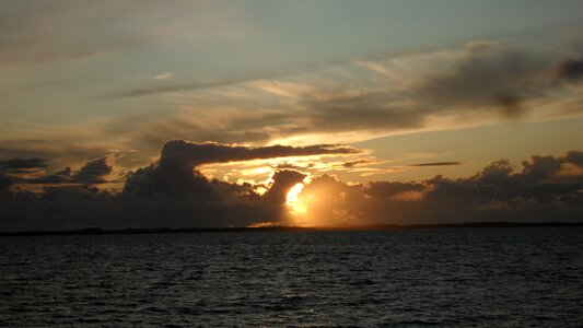 Sunset sea sea abendstimmung photo