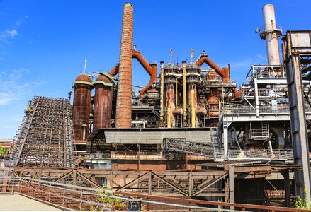 Industrial heritage heavy industry iron