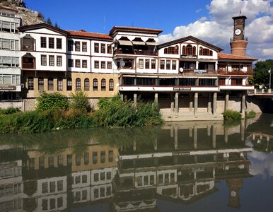 Old city anatolia reflection photo