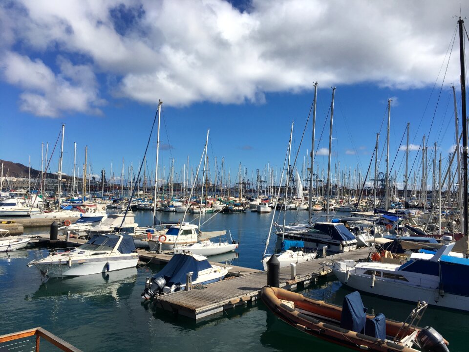 Spring boat sailing boat