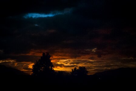 Sunset shadow