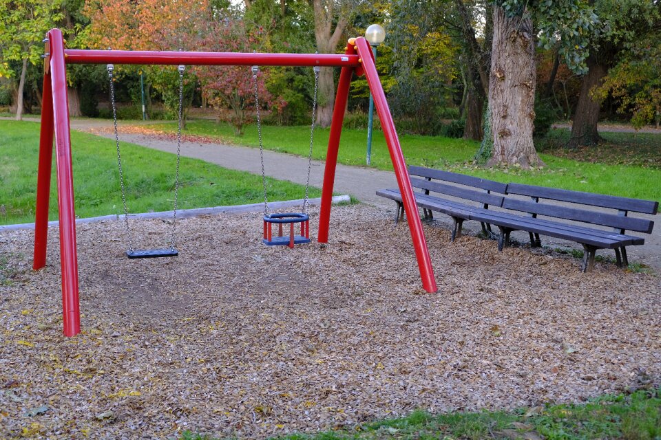 Game device children's playground swing seat
