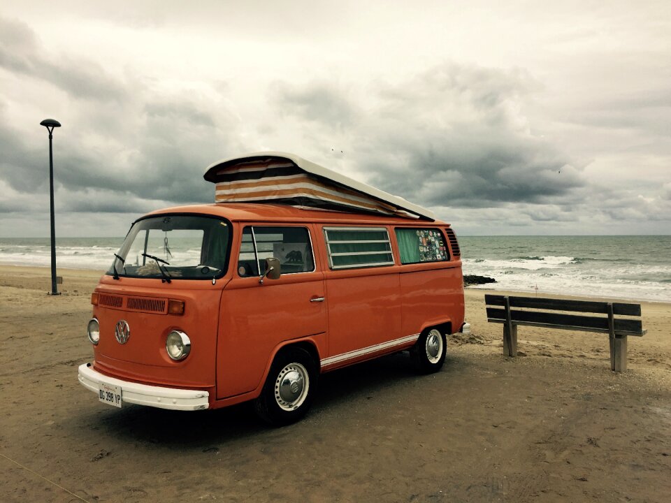 Vw bulli cult orange