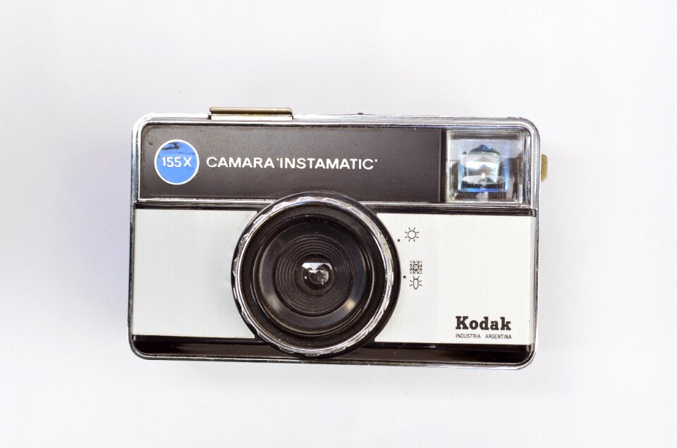 Retro photographer old camera
