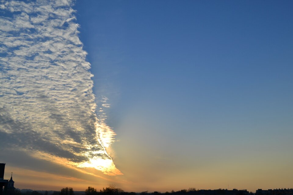 Sunrise nature clouds