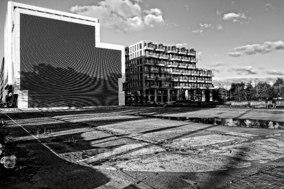 Wasteland urban empty lot