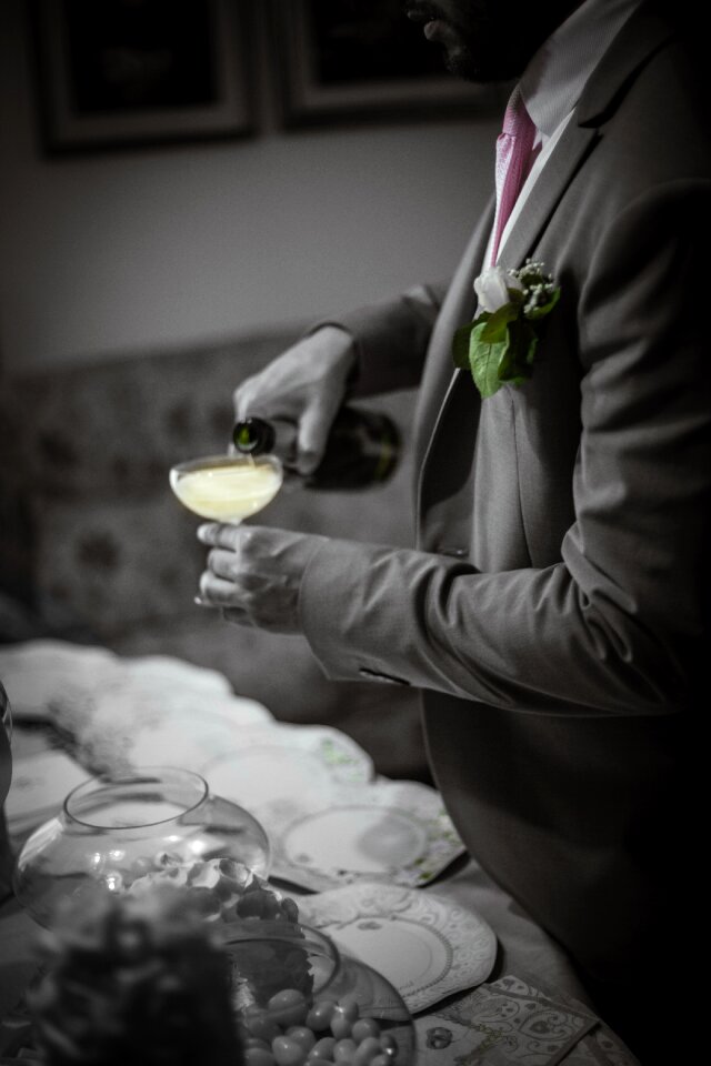 Formal flower alcohol