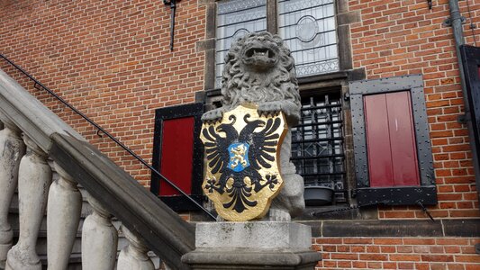 Lion coat of arms nijmegen photo