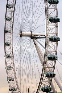 Observation wheel england tourists photo