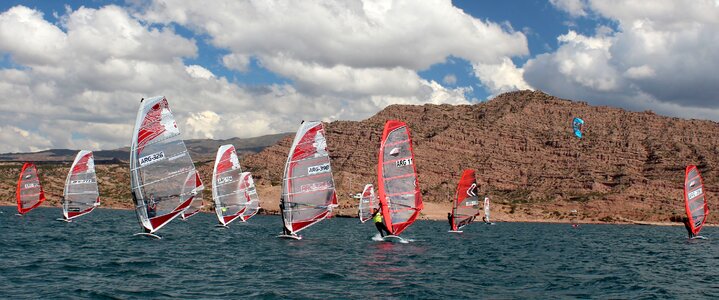 Windsurfing slalom argentina