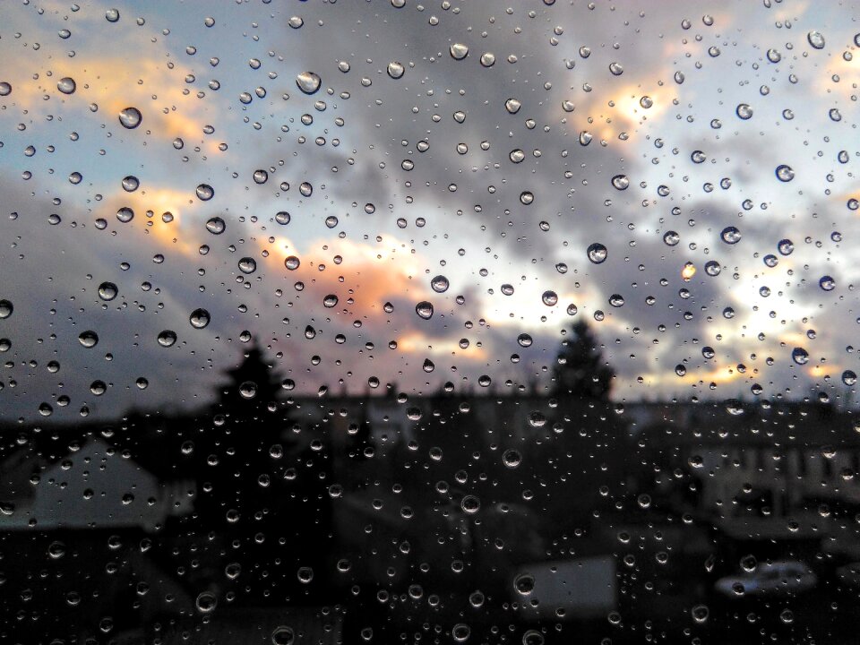 Rain splash autumn