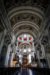 Salzburg cathedral church building photo
