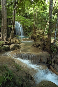 Cascade waterfall water
