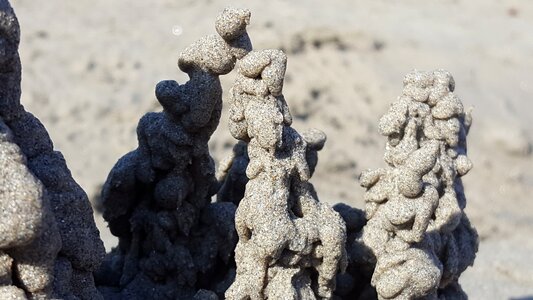 Sand sculpture photo
