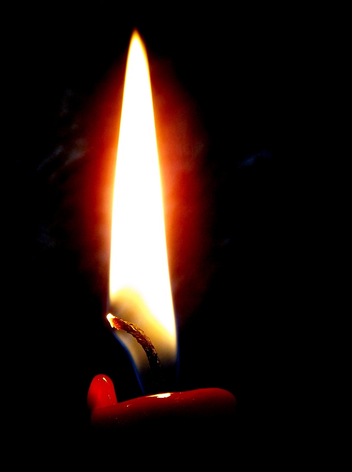 Wax candle lights