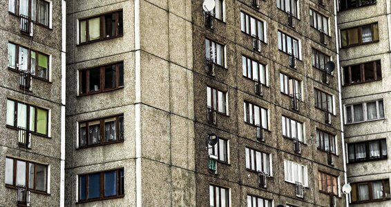 Façades wall glass