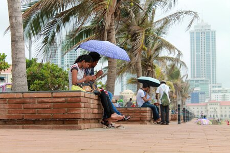Couple umbrella banns public
