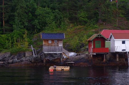 Sea chalet norway photo