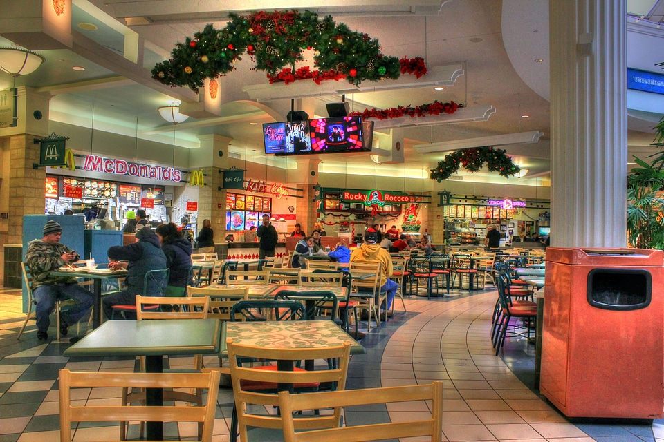 Shopping mall shops