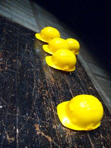 Safety construction helmet yellow