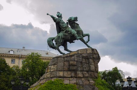 Sculpture horse bogdan khmelnitsky