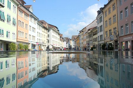 Historic center switzerland europe