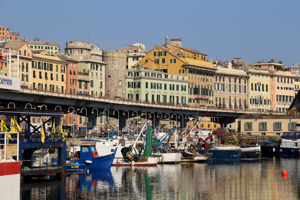 Port genoa italy