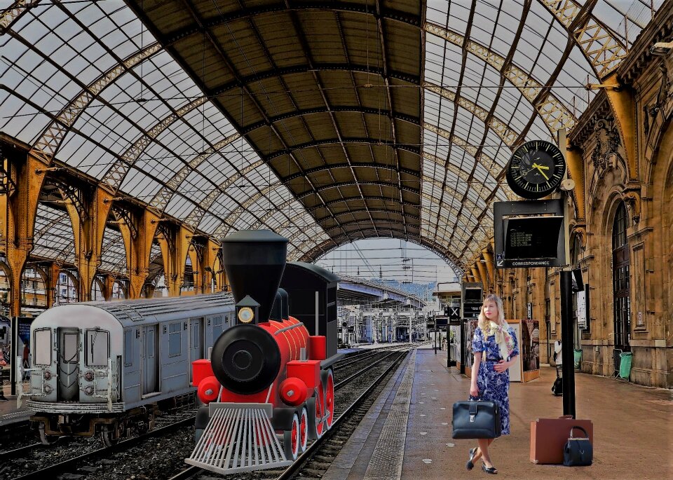 Regional traffic regional train stay