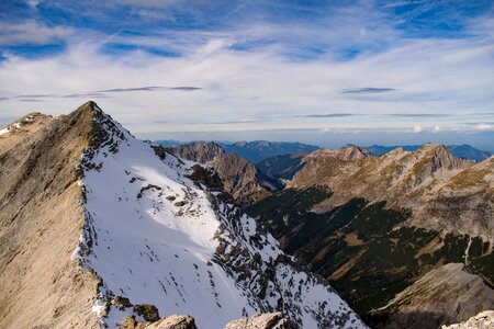 The top of the mountain snow heaven photo