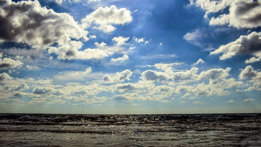 Horizon nature seascape