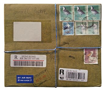 Par avion stamps post office