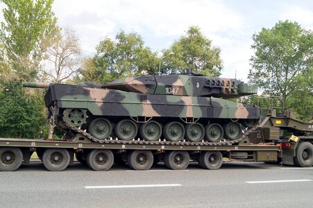 Army lowbed trailer defense
