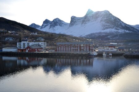 Nature fjord tourism photo
