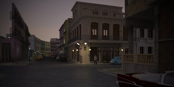 Havana facade oldtimer