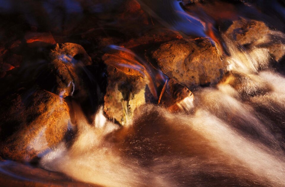 Water stone waterfall