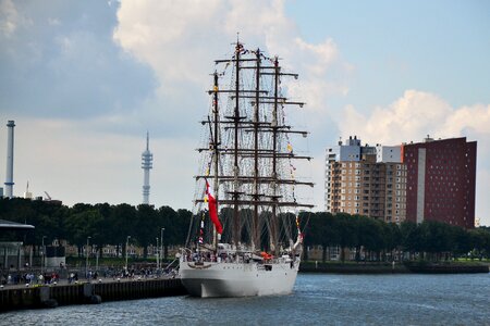 Sailing ship second largest union