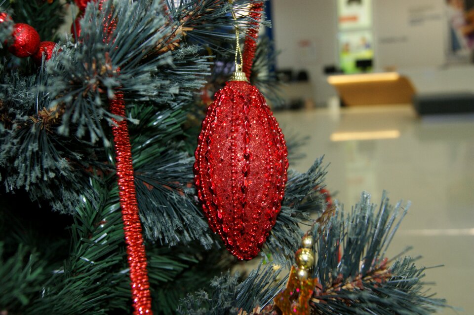 New year's eve ornament christmas tree