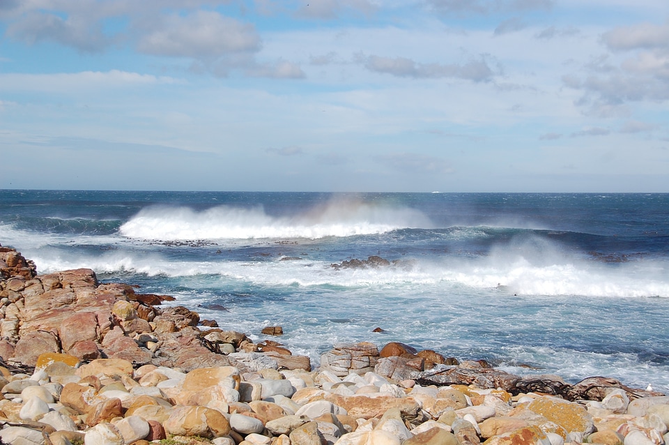 Landscape cape of good hope waves