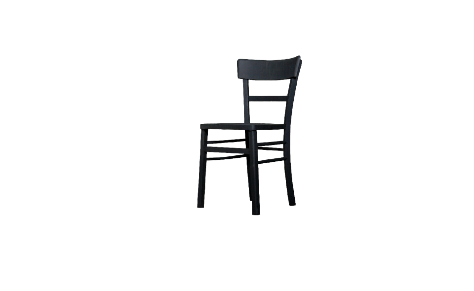 Wooden chair sit break