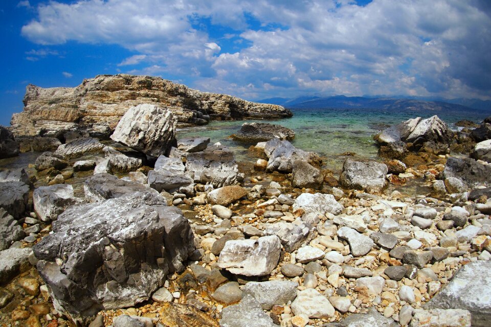 Stone beach island