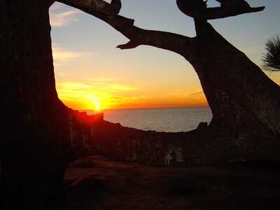 Sky coast beach photo