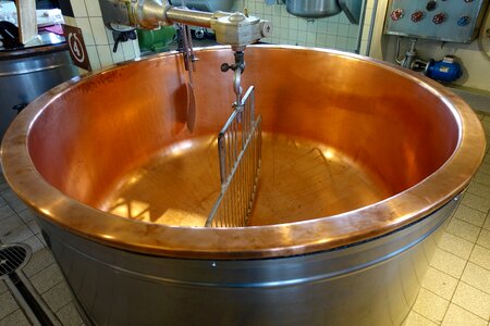 Cheese making brass boiler brass