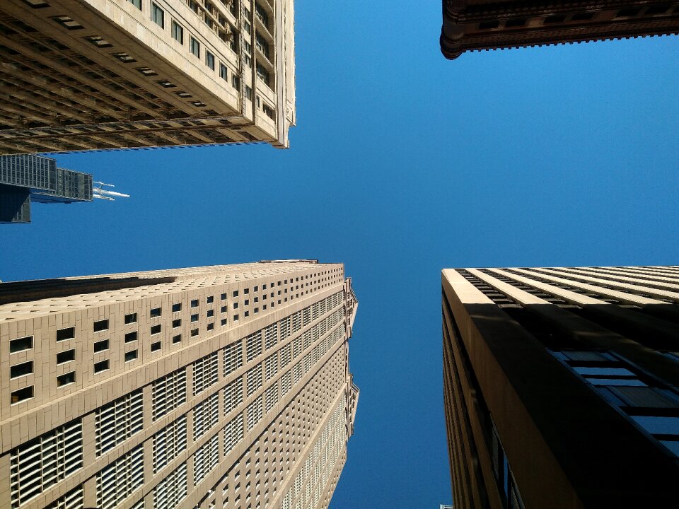 Illinois downtown cityscape