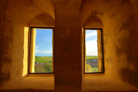 Window castle tower