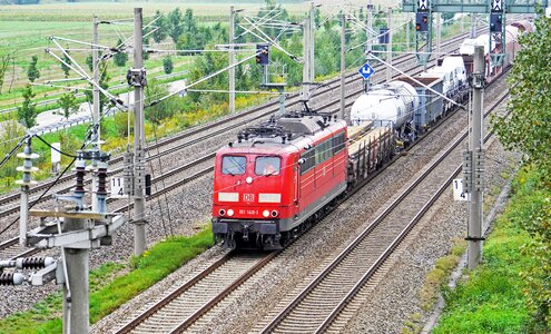 Appenweier freight train electric locomotive